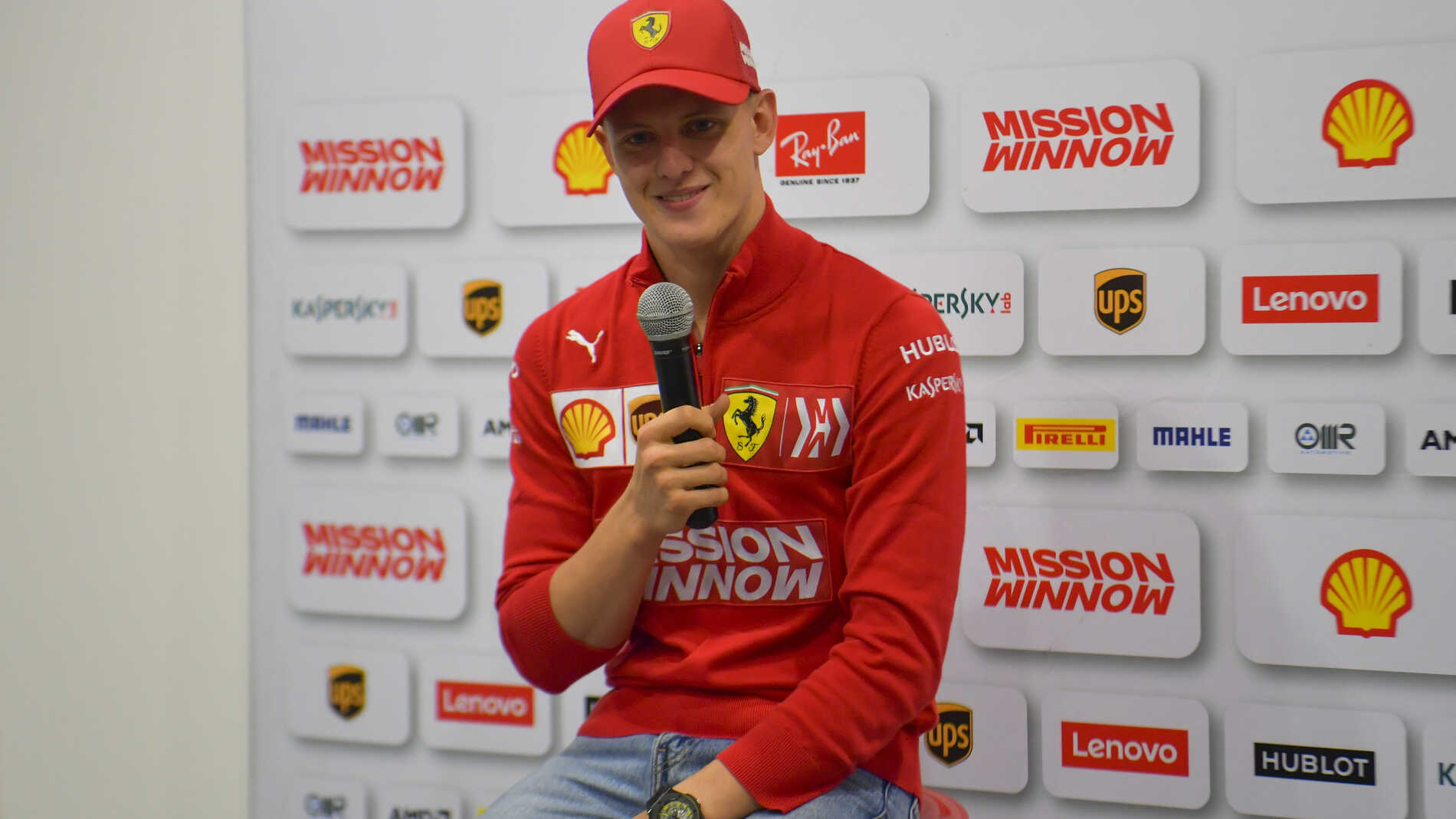 Mick Schumacher Maiden F1 Test German Felt At Home Driving Ferrari