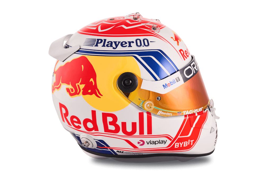 Oracle Red Bull Racing 2022 Max Verstappen 12 US GP Mini Helmet
