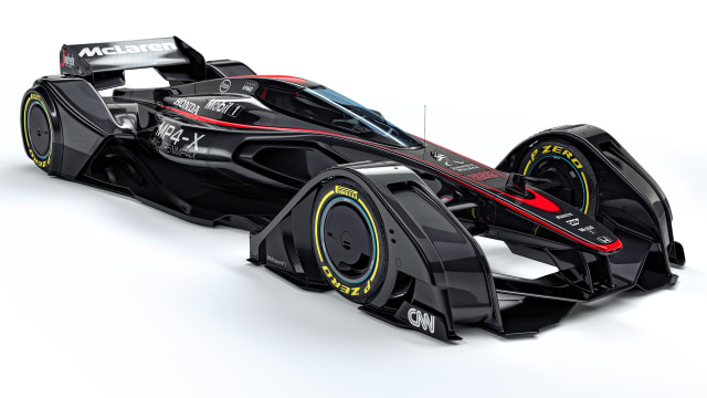 The future of F1 racing McLaren unveil startling new concept car