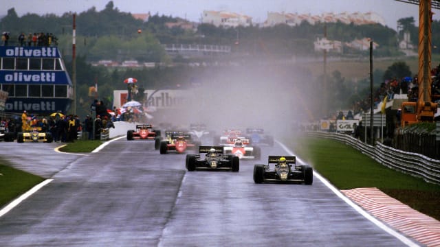 At Estoril during the 1986 F1 season, Keke Rosberg drove a Yellow