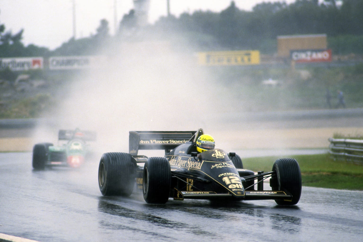 At Estoril during the 1986 F1 season, Keke Rosberg drove a Yellow