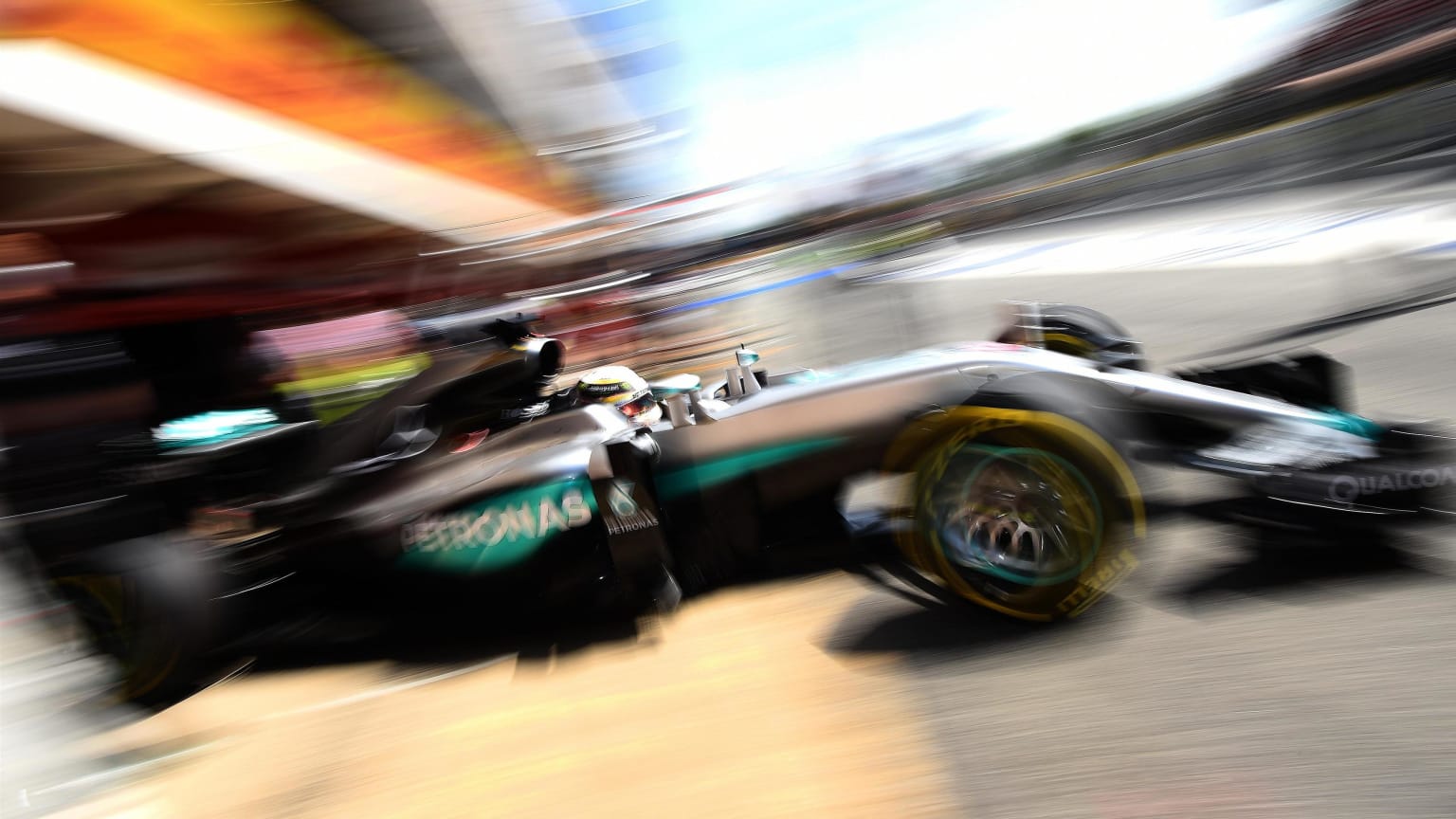 Hamilton takes Spanish pole as Red Bull humble Ferrari