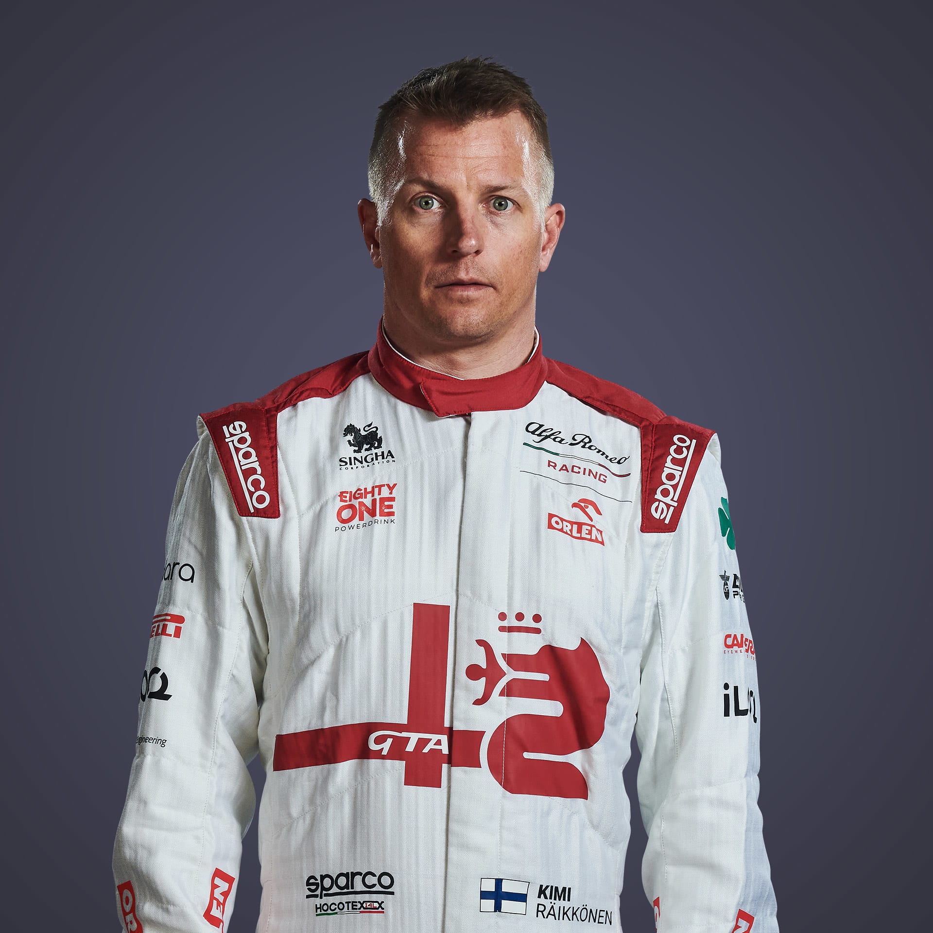 Kimi Räikkönen headshot