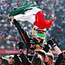 The post-race celebrations were on another level. Swipe for more images
