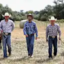 Right in the thick of it, in a paddock of a different kind