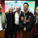 Linkin Park immersed themselves in the action ahead of a performance later that evening