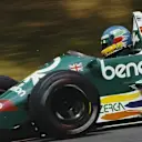 Gerhard Berger Drives the Benetton Tyrrell 012