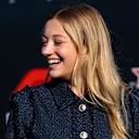 ZANDVOORT, NETHERLANDS - AUGUST 31: Isabella Bernardini, girlfriend of Gabriel Bortoleto of Brazil