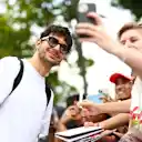 Esteban Ocon rocking the white tee and blue light glasses