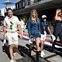 Golfer Ian Poulter brought his family along for the ride