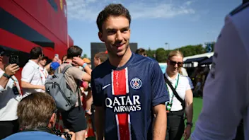 BARCELONA, SPAIN - JUNE 01: Pierre Gasly of France and Alpine F1 arrives in the Paddock prior to