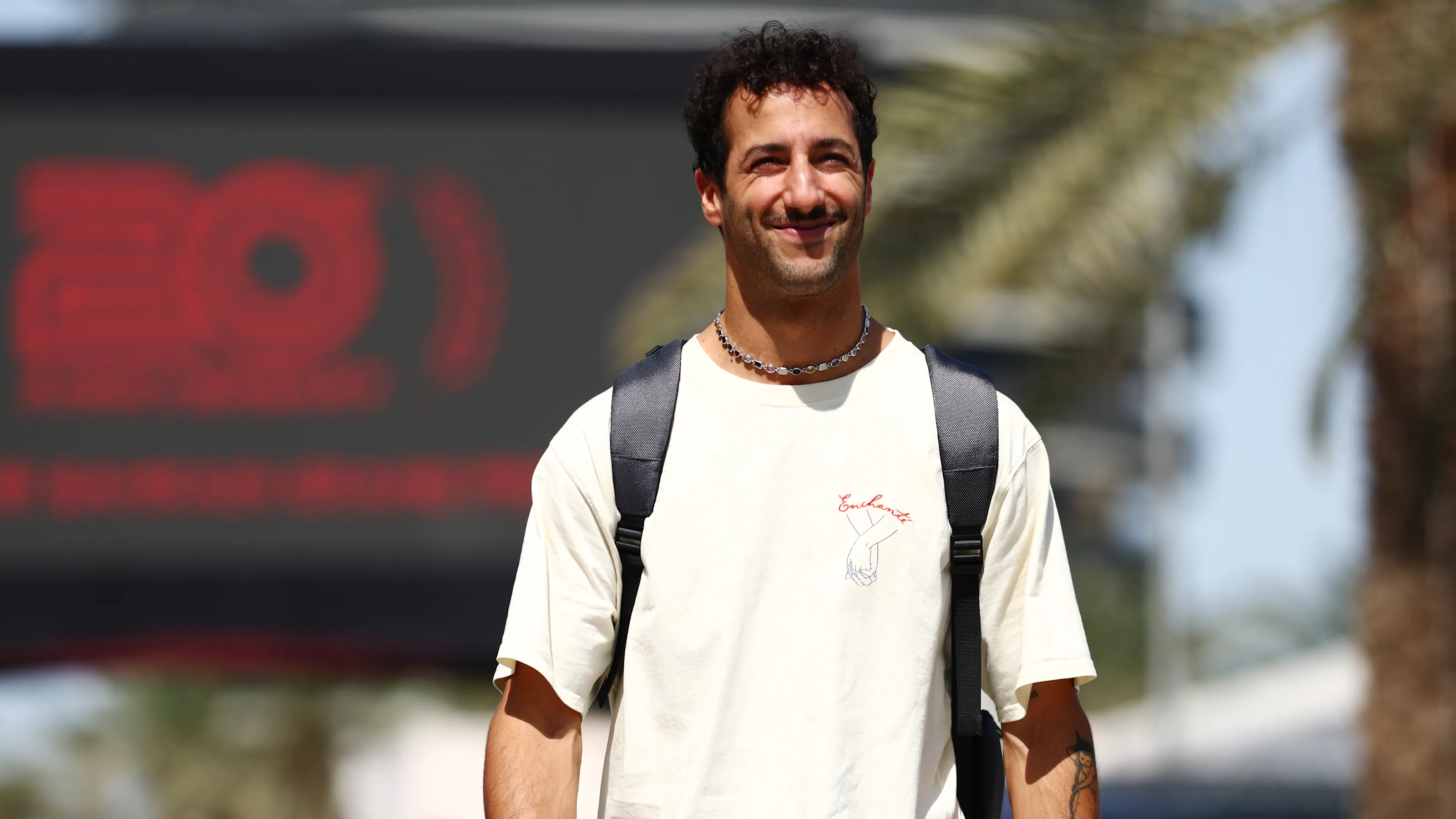 BAHRAIN, BAHRAIN - FEBRUARY 28: Daniel Ricciardo of Australia and Visa Cash App RB walks in the