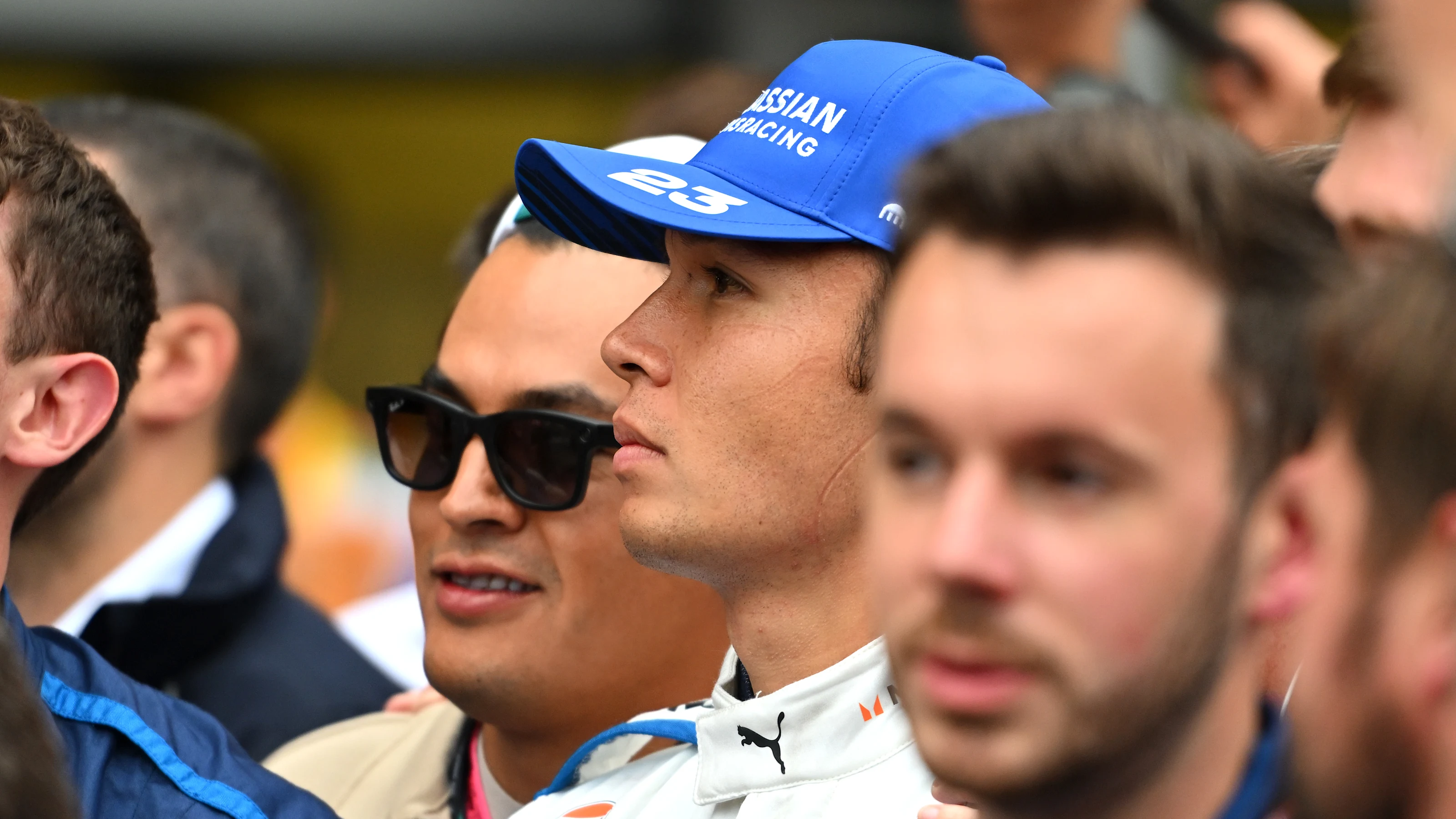 BAKU, AZERBAIJAN - SEPTEMBER 21: Thirteenth placed Alexander Albon of Thailand and Williams with