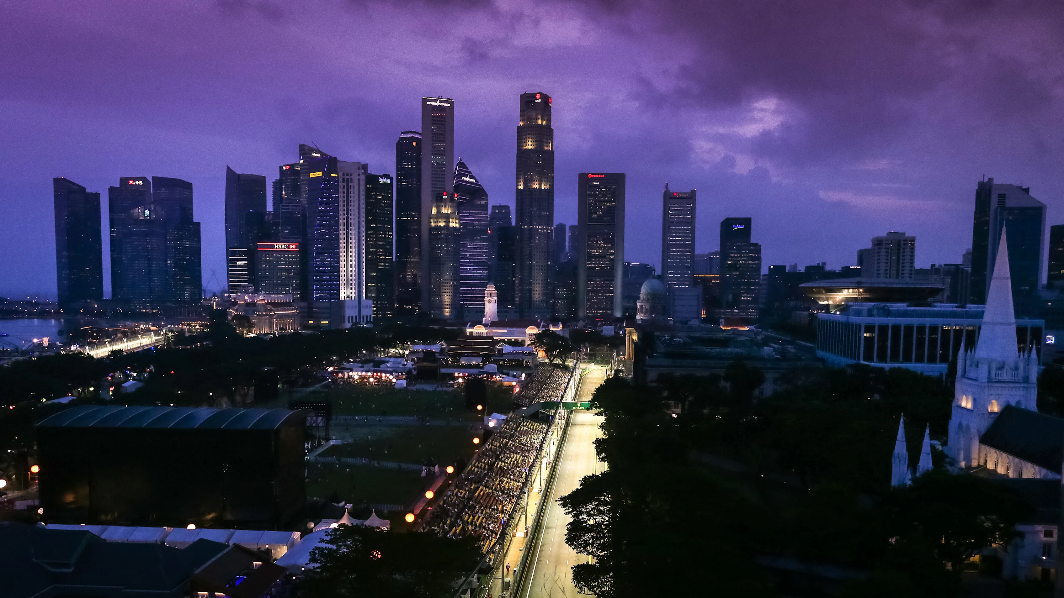 Nico Rosberg (GER) Mercedes AMG F1 W05. Formula One World Championship, Rd14, Singapore Grand Prix,