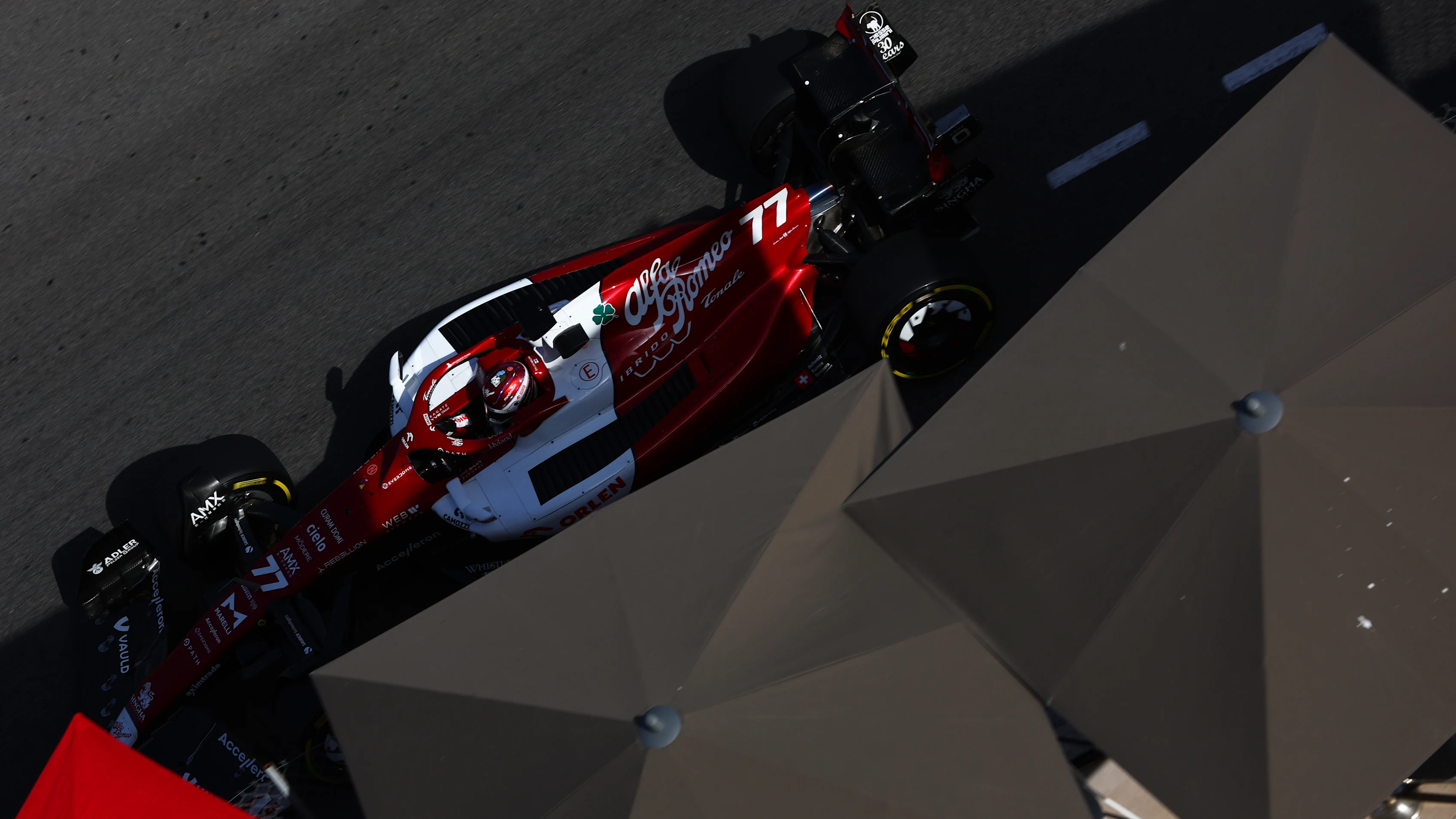MONTE-CARLO, MONACO - MAY 27: Valtteri Bottas of Finland driving the (77) Alfa Romeo F1 C42 Ferrari