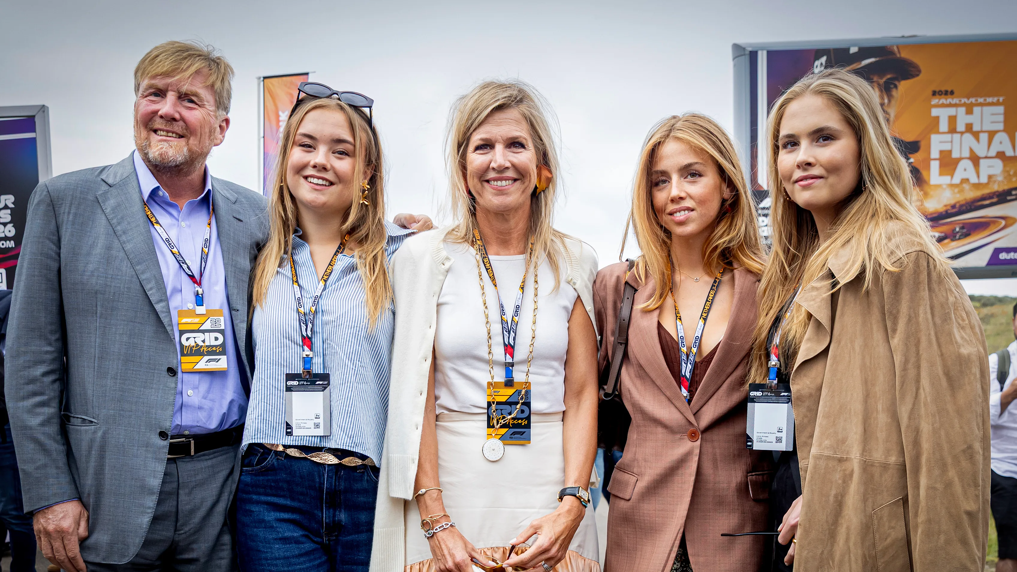 ZANDVOORT, NETHERLANDS - AUGUST 31: King Willem-Alexander of The Netherlands, Princess Ariane of