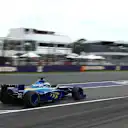 The demonstration was part of Mercedes’ celebration of their heritage, once known as BAR in the 1990s. 