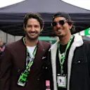 Footballer Alexandre Pato and surfing legend Gabriel Medina share a trackside moment at Interlagos, two of Brazil’s sporting icons uniting for race weekend
