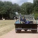 Blowing in on the back of a ute, Ricciardo looked like he’d done it a hundred times before. Swipe for more images