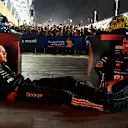 Podium sitters Russell and Norris took a well-earned rest