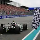 Nadal waved the chequered flag at the end of Sunday’s Grand Prix