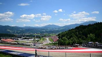 The race starts in the 12th round of the Formula 1 World Championship at the Red Bull Ring in
