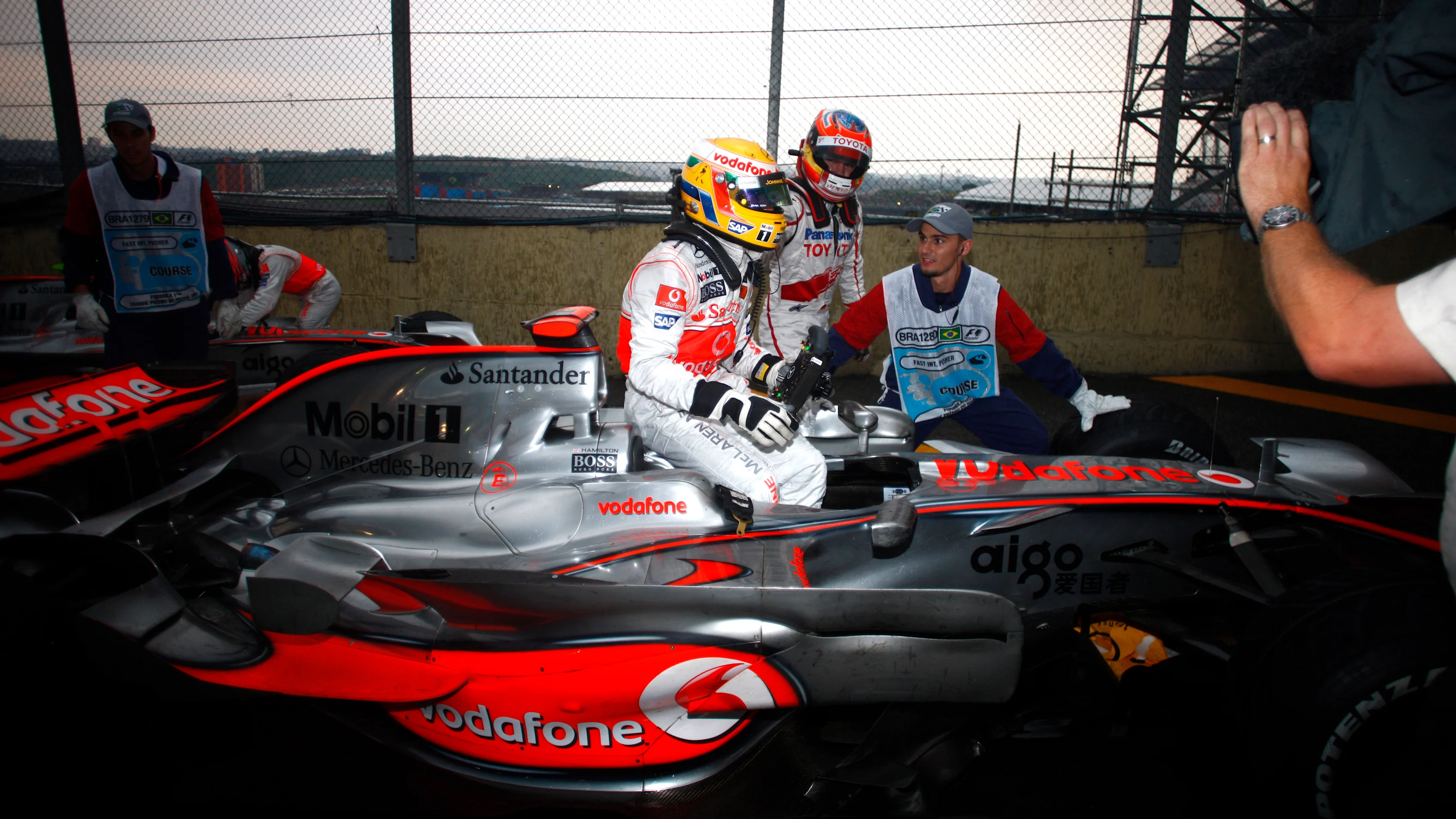 2008 Brazilian Grand Prix - Sunday Race Interlagos, Sao Paulo, Brazil 2nd November 2008 Lewis