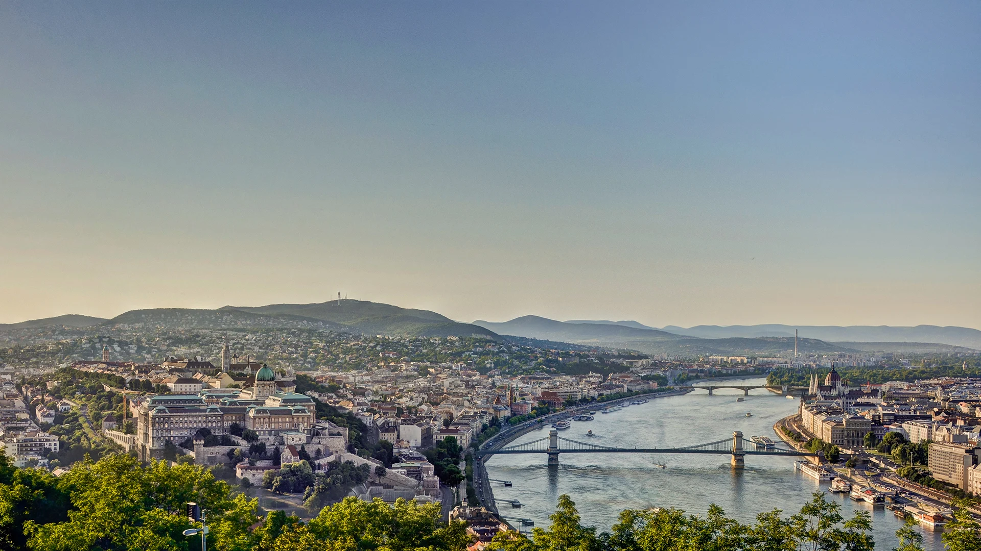The city lies on the banks of the River Danube