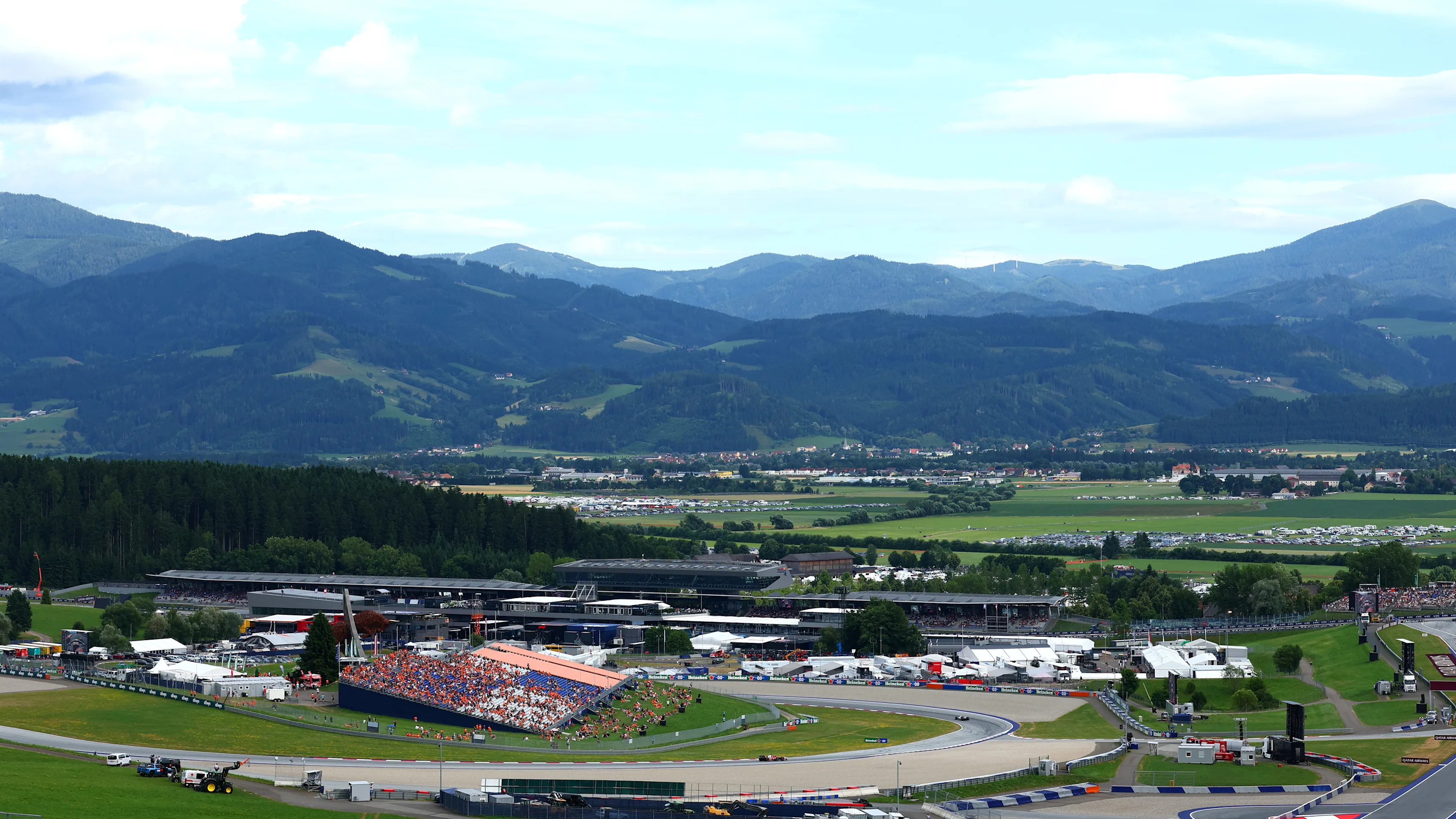 SPIELBERG, AUSTRIA - JUNE 27: Charles Leclerc of Monaco driving the (16) Scuderia Ferrari SF-25 on