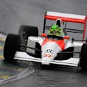  It seemed fitting that it rained during the demonstration laps