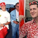 Red had to be Michael's colour in this era, whether it was in team kit or a dazzling patterned shirt  
