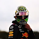 Max Verstappen’s Brazilian flag-inspired helmet for the Sao Paulo Grand Prix in 2021