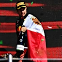 The Mexican flag made its way onto the podium