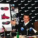 Michael Schumacher presents the Nike Air Zoom Schu