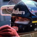 James Hunt's graphic helmet design meant his name was always visible