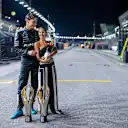 Carmen Montero Mundt rocked a geometric look on Sunday