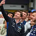 Williams’ Team Principal James Vowles capturing the special moment with the team