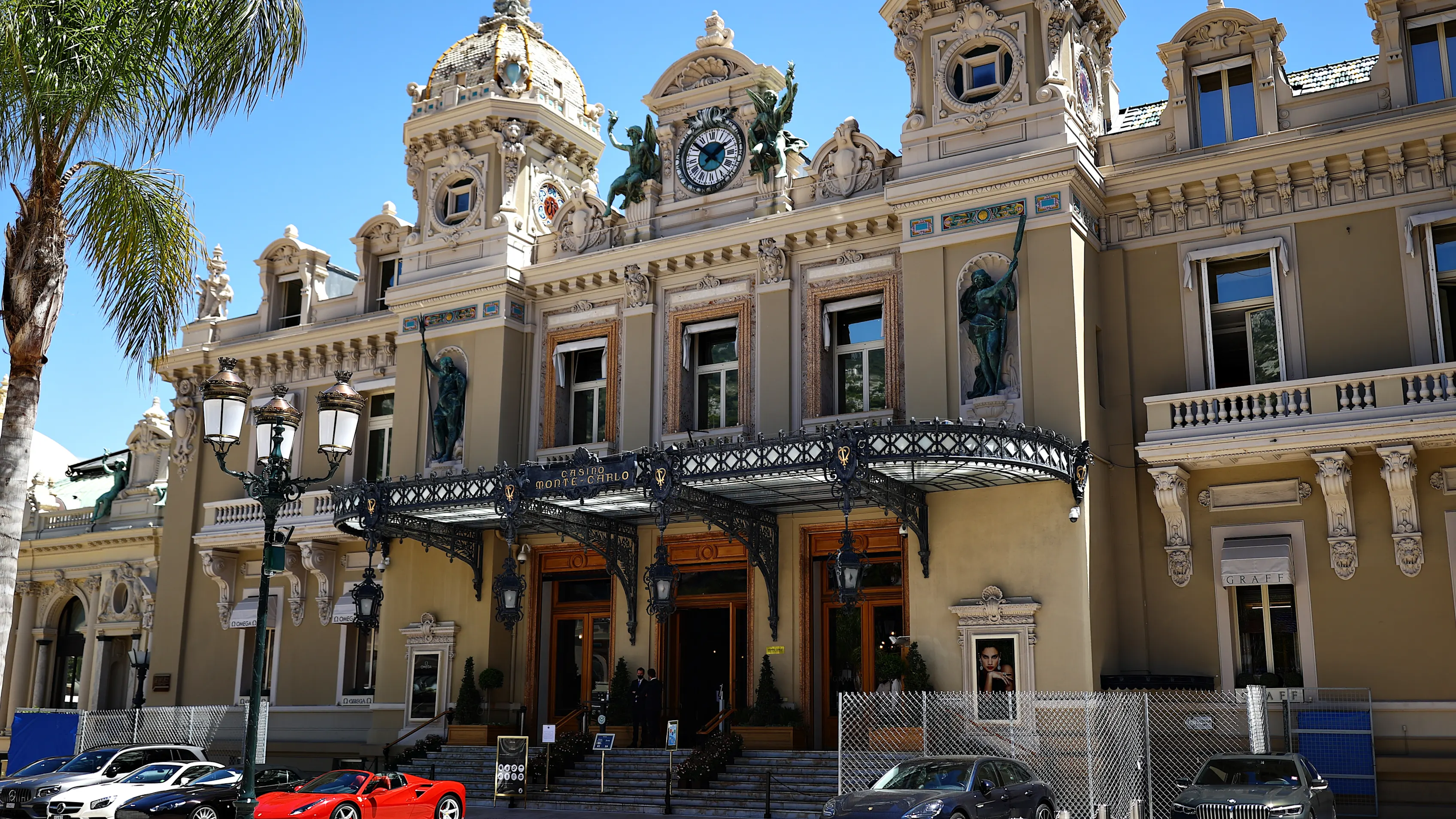 MONTE-CARLO, MONACO - MAY 19: A general view of Monte Carlo Casino during previews ahead of the F1