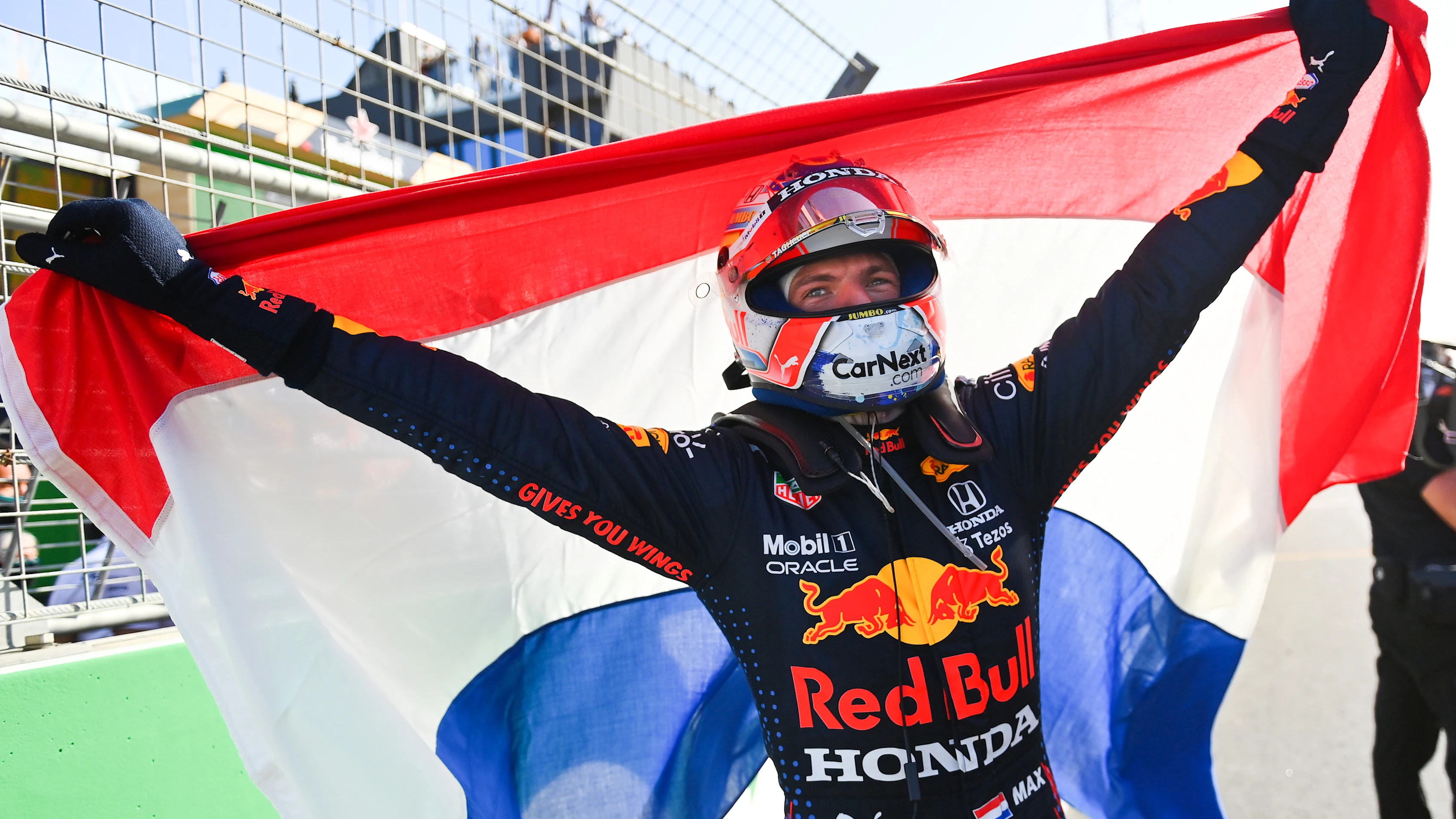 ZANDVOORT, NETHERLANDS - SEPTEMBER 05: Race winner Max Verstappen of Netherlands and Red Bull