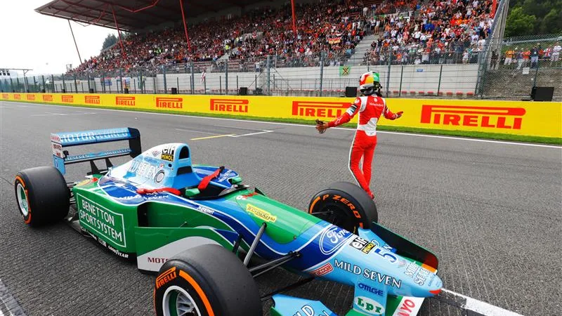 It was an emotional drive for Mick Schumacher as he was showered with love the at Spa-Francorchamps. Swipe for more images