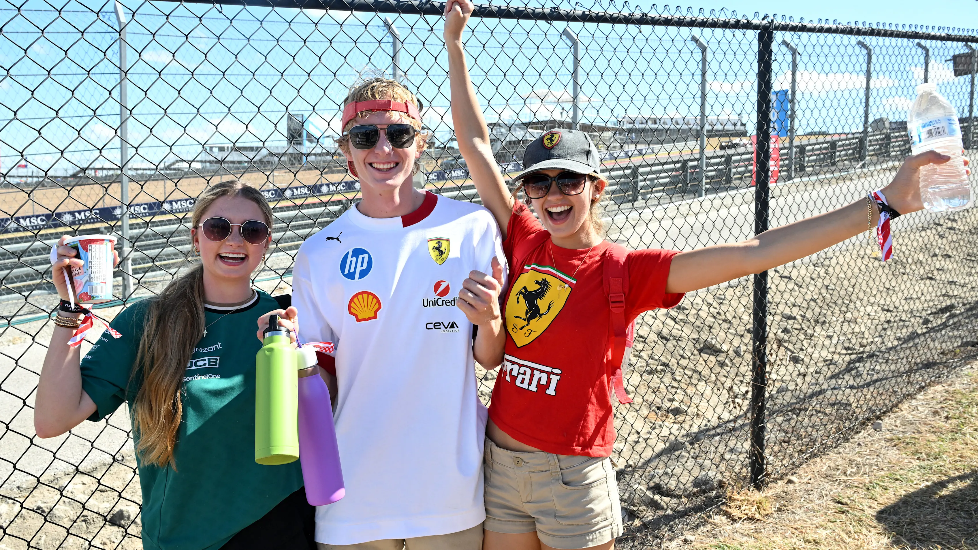 AUSTIN, TEXAS - OCTOBER 18: Fans at trackside during the Sprint ahead of the F1 Grand Prix of