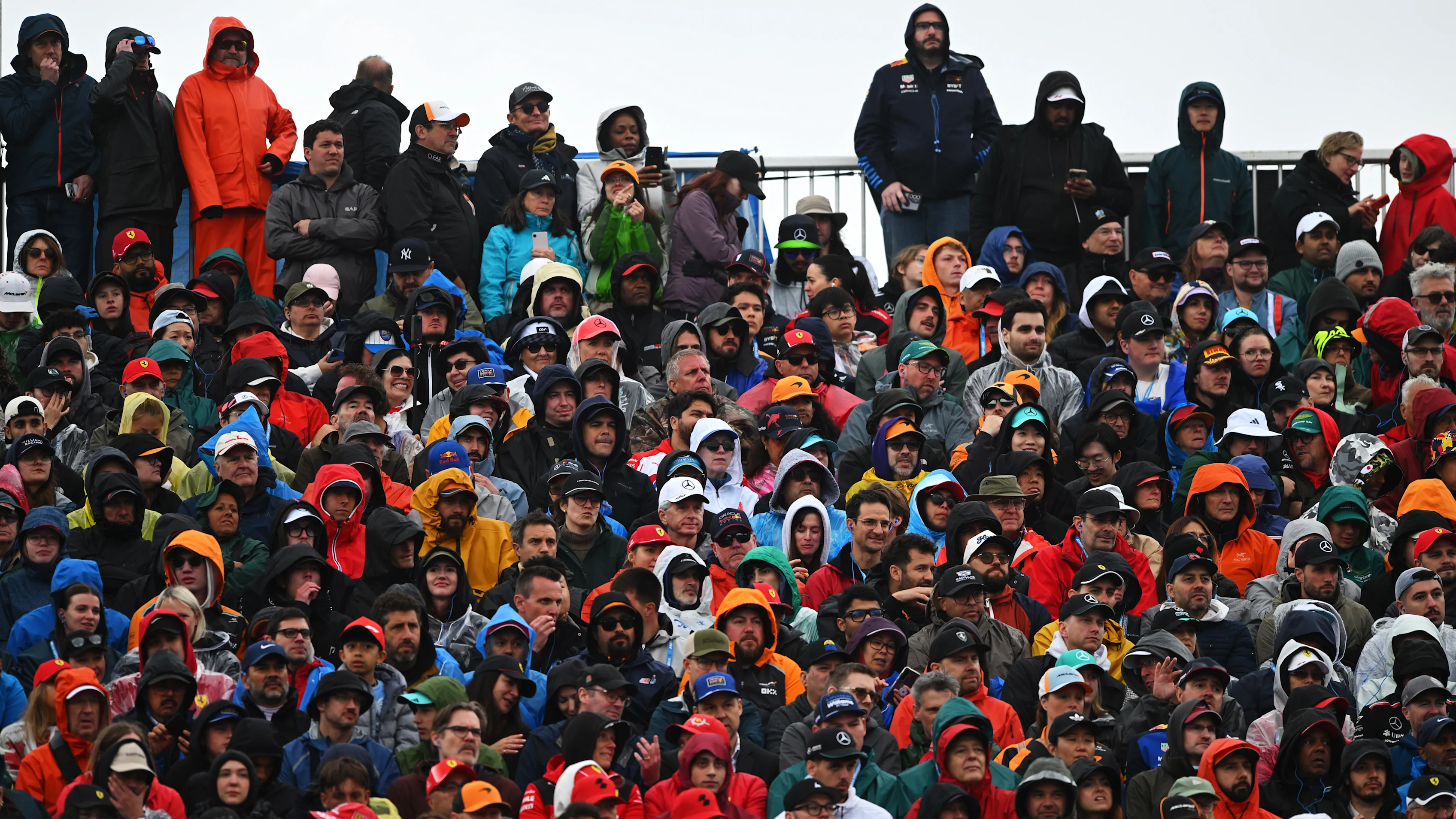 MONTREAL, QUEBEC - MAY 24: Fans fill out a grandstand during the F1 Grand Prix of Canada at Circuit