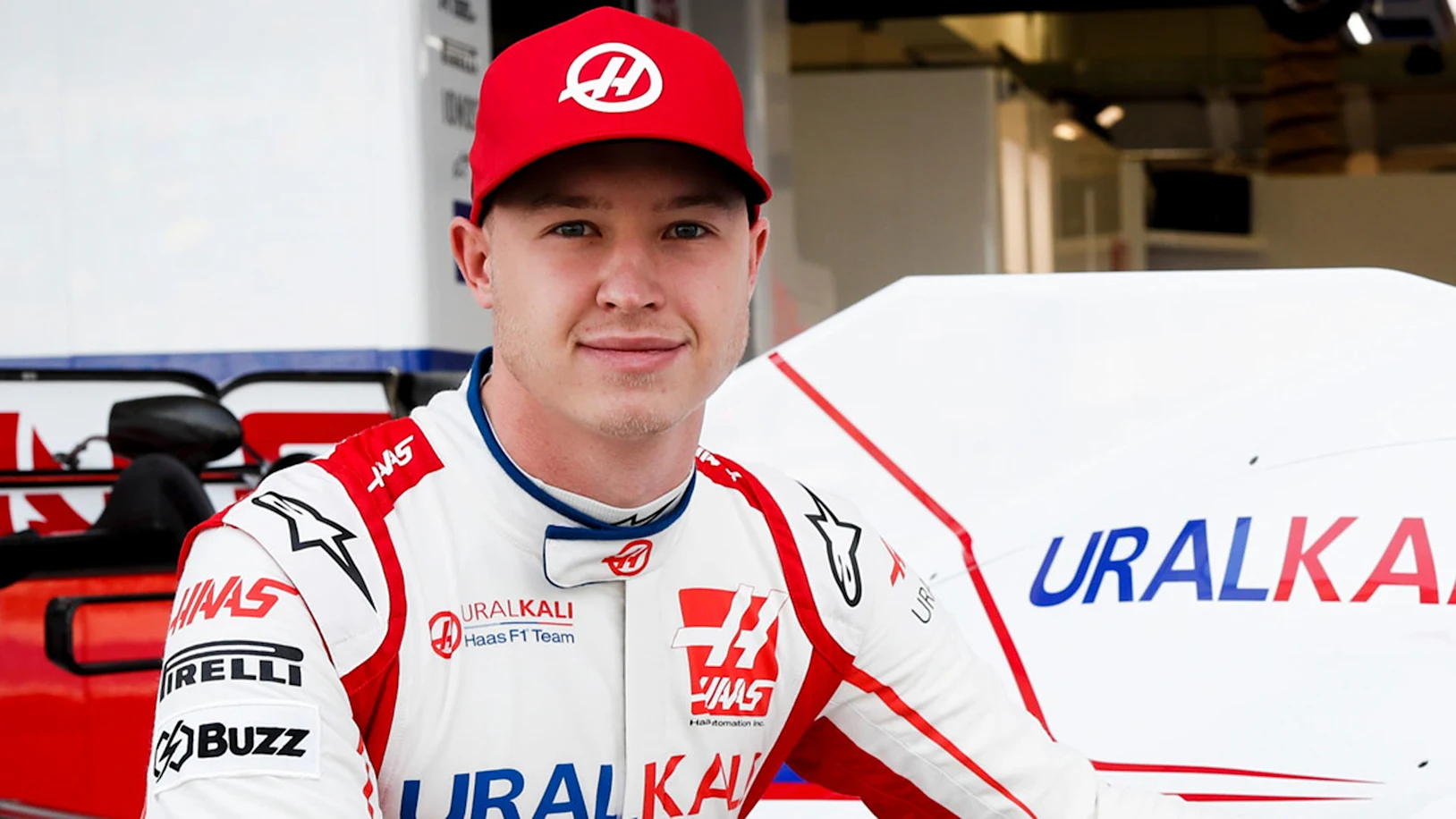 BUDAPEST, HUNGARY - JULY 18: Nikita Mazepin of Russia and Hitech Grand Prix prepares for the Feature Race for the Formula 2 Championship at Hungaroring on July 18, 2020 in Budapest, Hungary. (Photo by Joe Portlock - Formula 1/Formula 1 via Getty Images)
