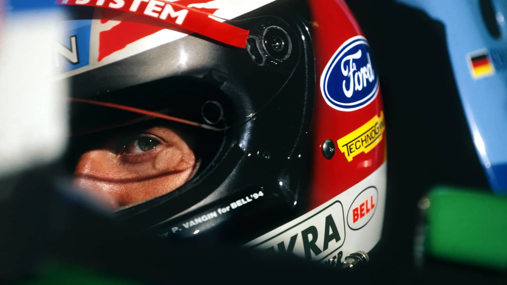 1994 Spanish Grand Prix.
Catalunya, Barcelona, Spain. 27 - 29 May 1994.
Michael Schumacher (Benetton B194 Ford), 2nd position, cockpit portrait.
World Copyright: LAT Photographic.
Ref: Colour Transparency.