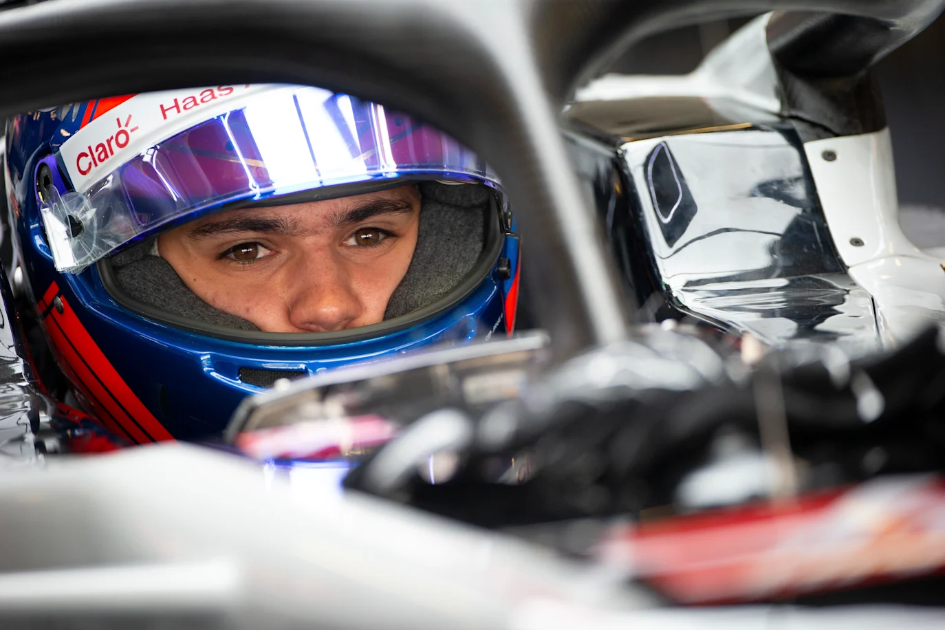ABU DHABI, UNITED ARAB EMIRATES - NOVEMBER 27:  Pietro Fittipaldi of Brazil driving the (51) Haas F1 Team VF-18 Ferrari on track during day one of F1 End of Season Testing at Yas Marina Circuit on November 27, 2018 in Abu Dhabi, United Arab Emirates.  (Photo by James Bearne/Getty Images)