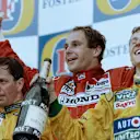 Gerhard Berger took McLaren-Honda’s last race win at the 1992 finale in Adelaide