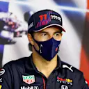 PEREZ Sergio (mex), Red Bull Racing Honda RB16B, portrait, press conference during the Formula 1 Emirates Grand Prix de France 2021, 7th round of the 2021 FIA Formula One World Championship from June 18 to 20, 2021 on the Circuit Paul Ricard, in Le Castellet, France - Photo Antonin Vincent / DPPI