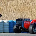 Daniel Ricciardo (AUS) Red Bull Racing RB10 stopped out on track. Formula One Testing, Jerez, Spain, Day Three, Thursday, 30 January 2014