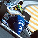 Ayrton Senna's time at Williams was cut sadly short. Here he is in the 1994 Brazilian Grand Prix at Interlagos
