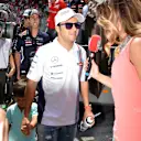 Felipe Massa (BRA) Williams on the drivers parade. Formula One World Championship, Rd8, Austrian Grand Prix, Race, Spielberg, Austria, Sunday, 22 June 2014 © Sutton Images. No reproduction without permission